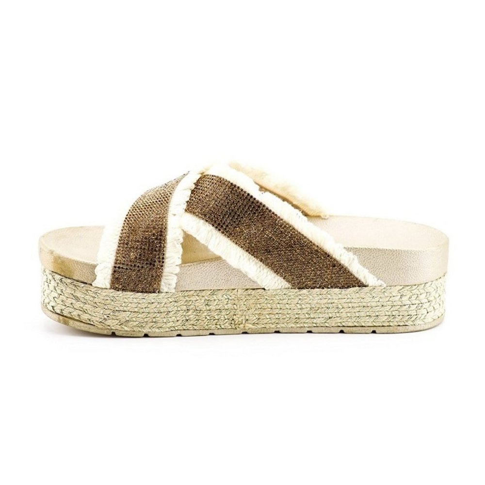 comfy chunky wedges Espadrille - Picture 2 of 5